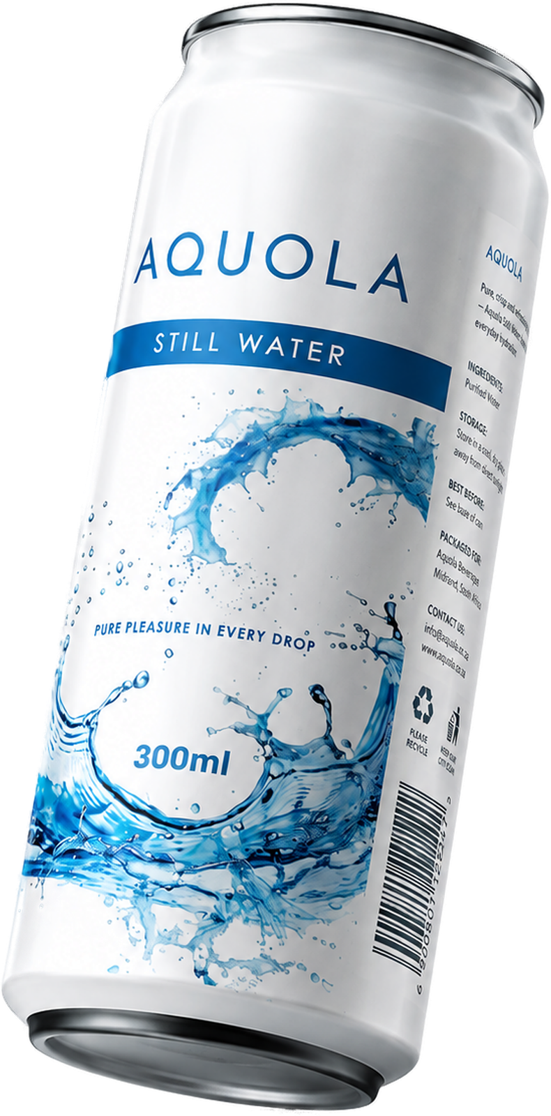 Aquola 300ml still water can